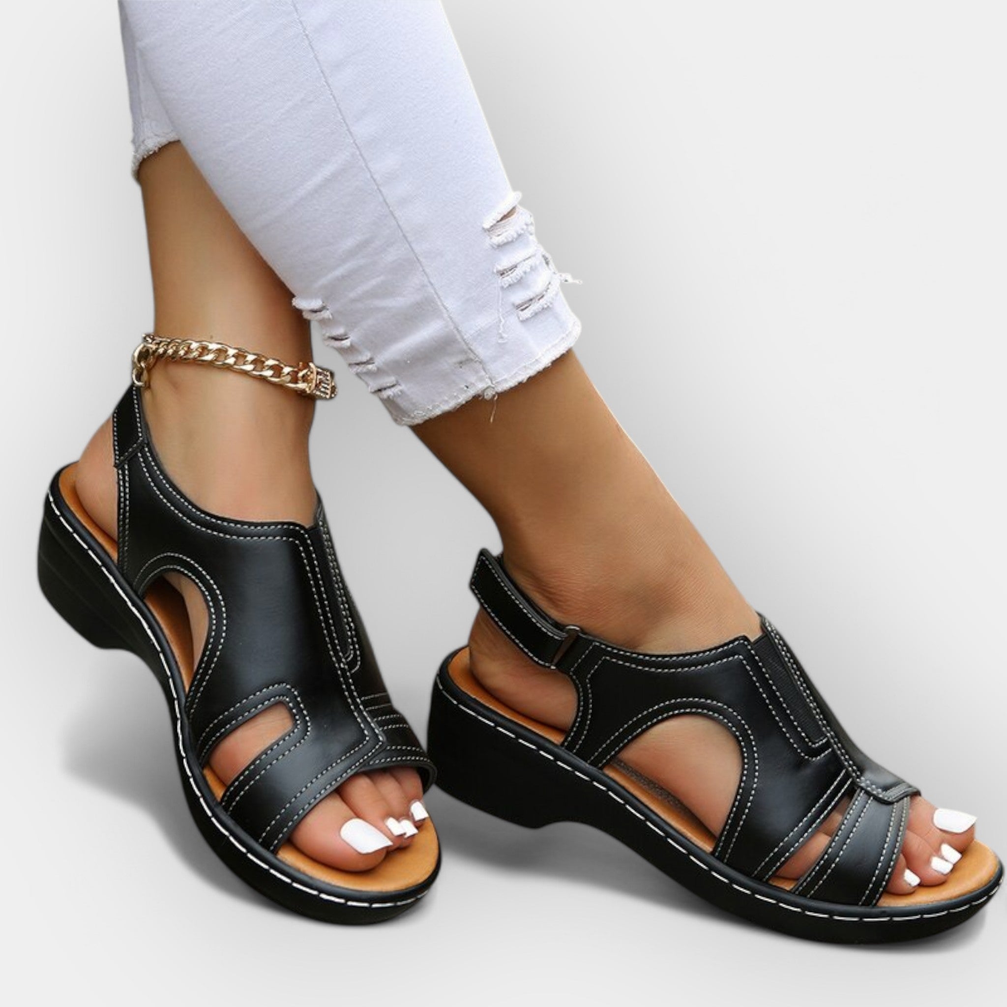 JOLIE | Leather Orthopedic Sandals