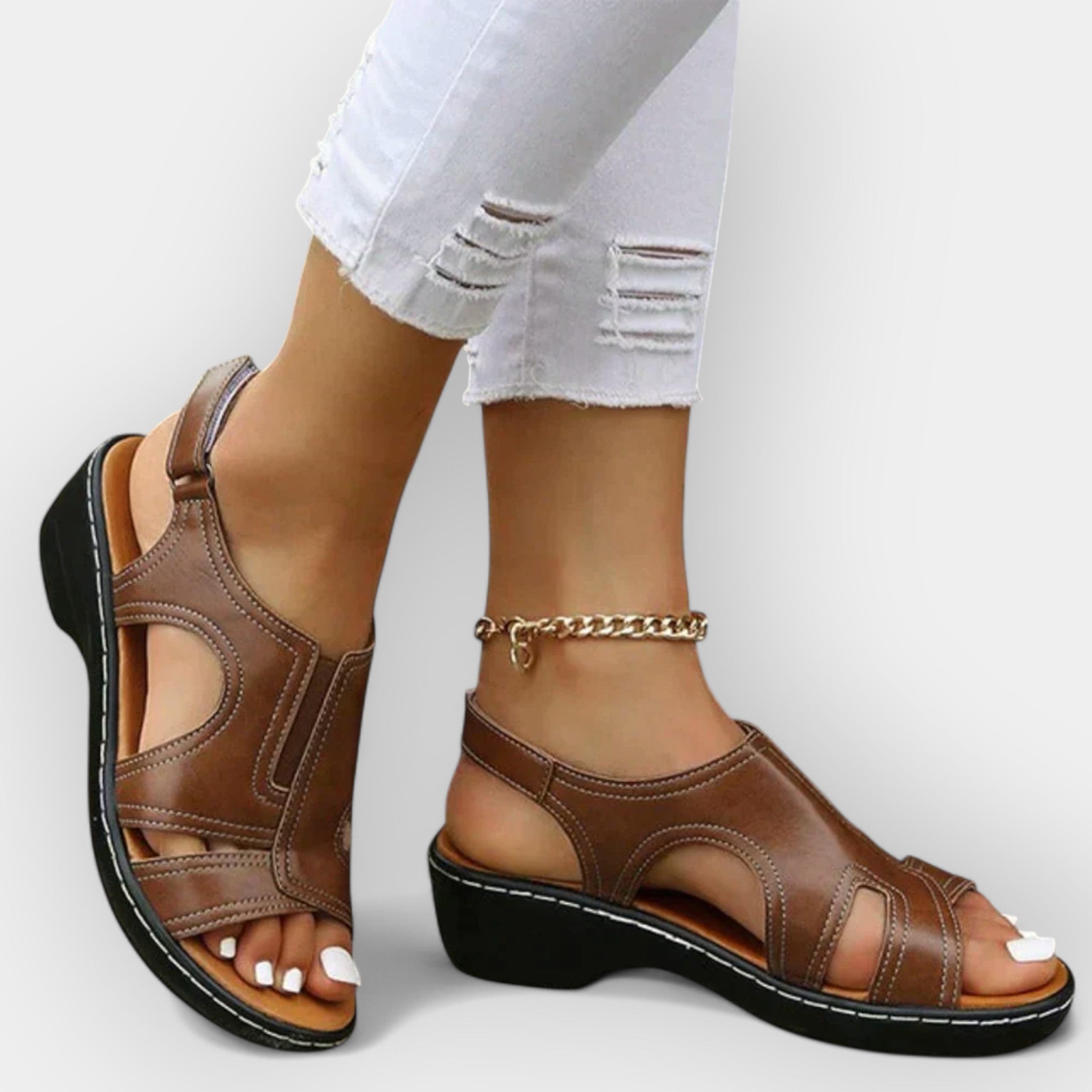 JOLIE | Leather Orthopedic Sandals