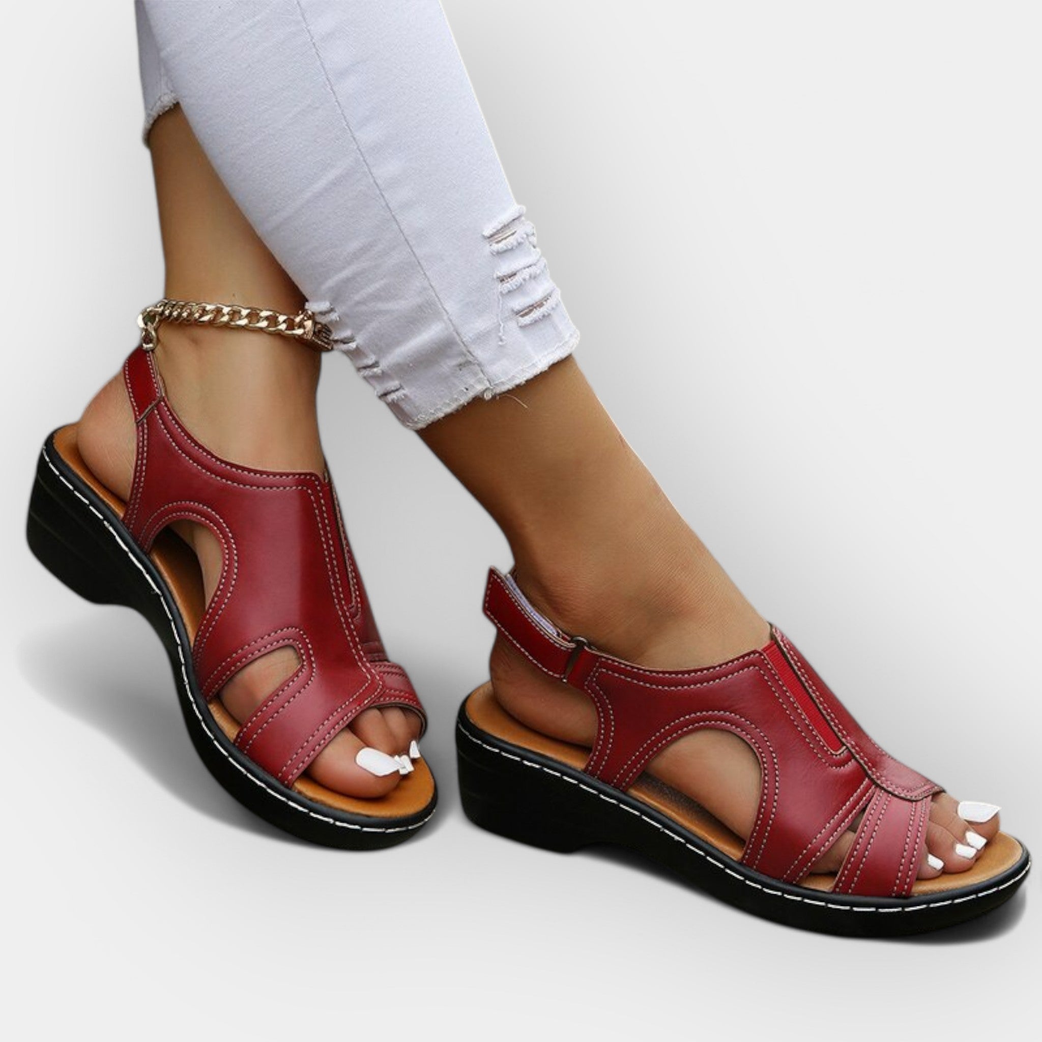 JOLIE | Leather Orthopedic Sandals