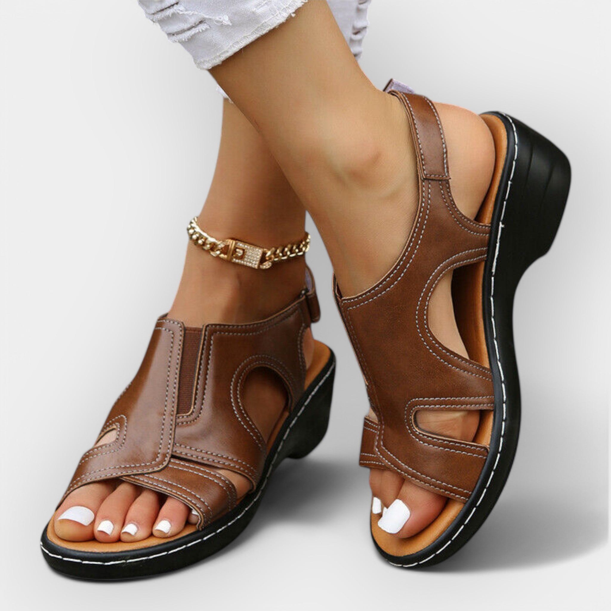 JOLIE | Leather Orthopedic Sandals